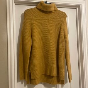 Yellow Madewell turtleneck